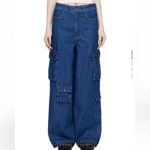 The Frankie Shop Blue Hailey Jeans